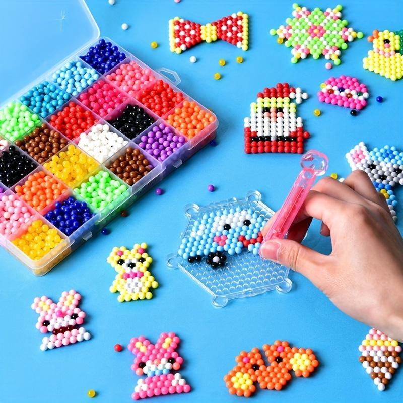 Handmade Water Mist Magic Beads Toys for Teen Girls, 1 Set Creative Mini Magic Beads for DIY Craft, Funny Puzzle Toy Build Kit, Christmas Gift