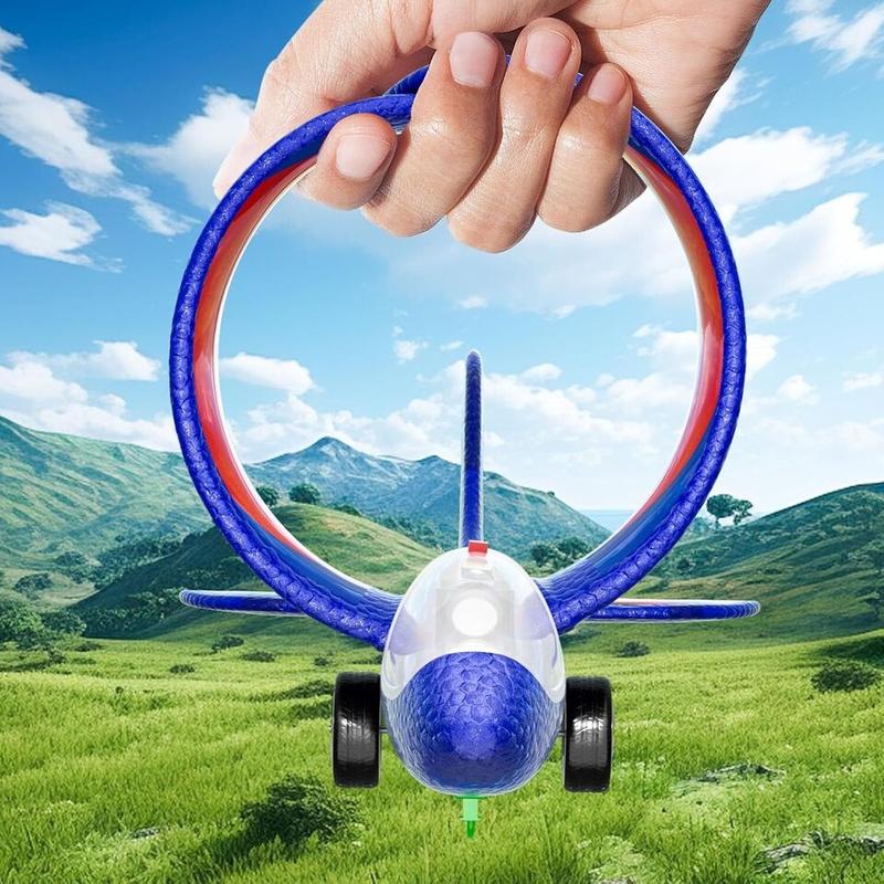 Dual Flight Foam Gliders with LED Lights - Versatile Airplane Launcher Toy Set