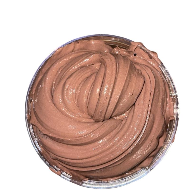Hot Coco Slime DIY Butter Clay with Chocolatey Scent and Clay Marshmallow Pieces - 8oz