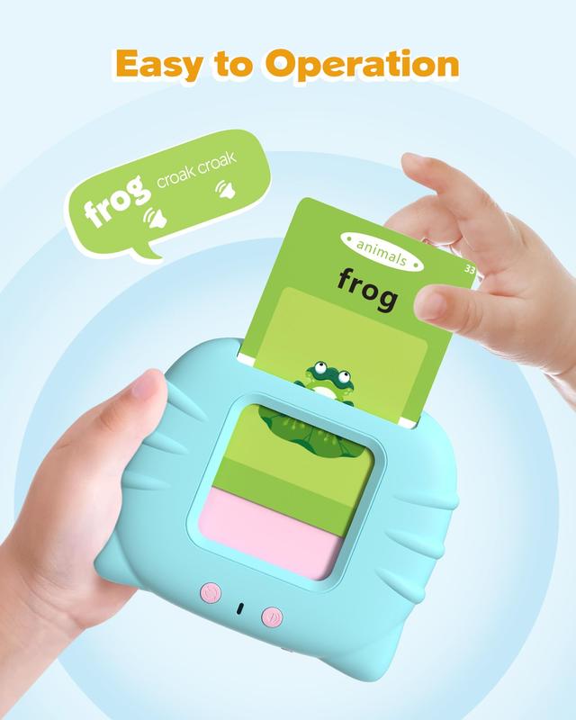 Language Learning Toys, Pocket Speech Toys, Montessori Toys with 224 Words, Children's Sensory Learning Educational Toys