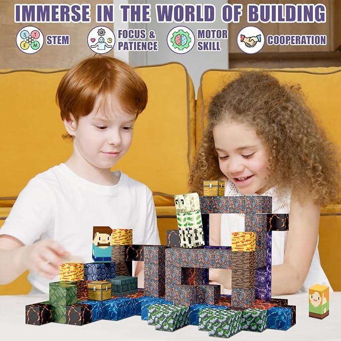 213 PCS Magnetic Blocks Build Set Sword Building Blocks Toys Christmas Birthday Gifts Construction Toys magnetic blocks