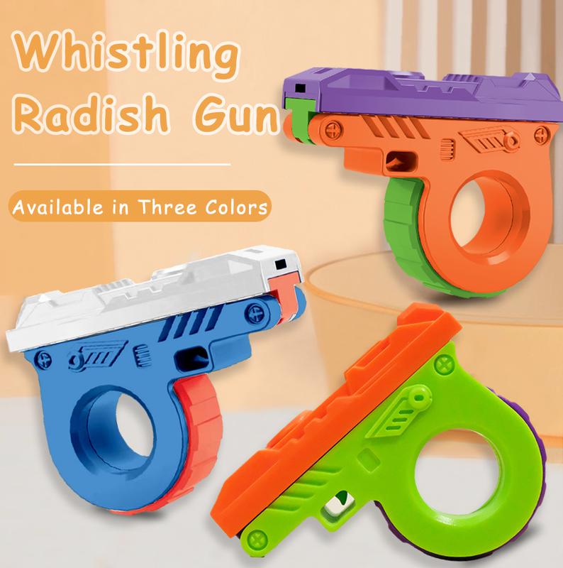 Fidget Slider Whistle Toy, 3D Printed Fidget Slider Toy, Stress Relief Gadget, Everyday Carry Finger Toy Ideal for ASMR, ADHD, Ages 3+ fidget slider