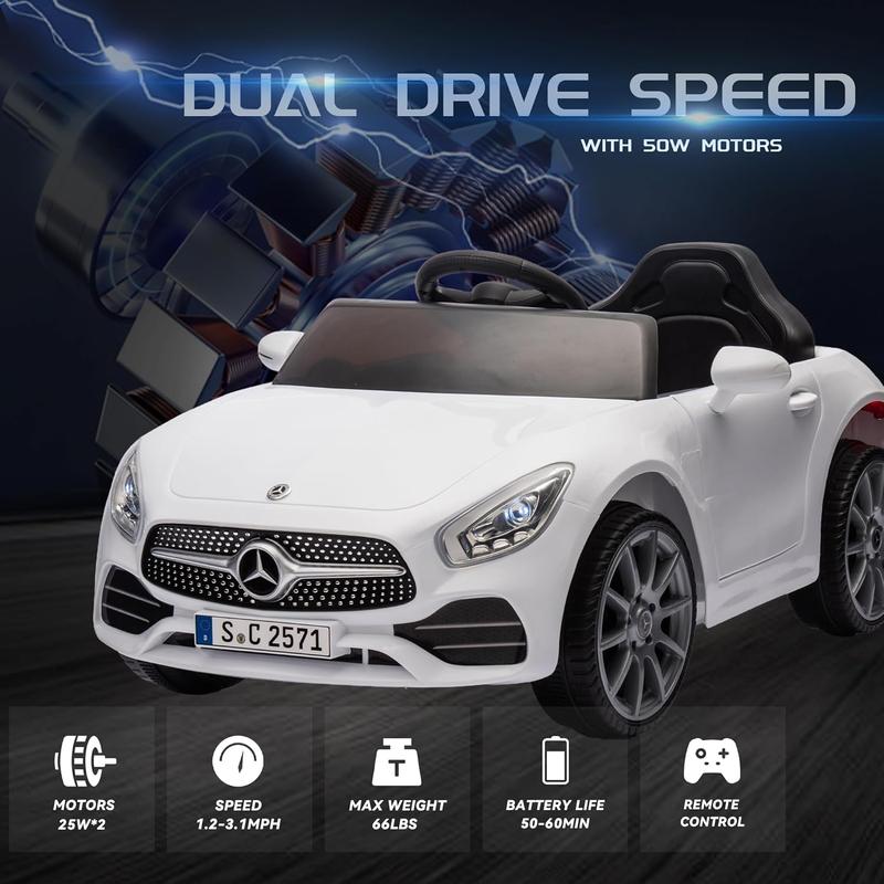 Mercedes-Benz CLS 350 12V Kids Ride-On Car with Parental Control, Bluetooth, LED Lights, and Four-Wheel Suspension – For Kids Aged 3-8 clearance sale