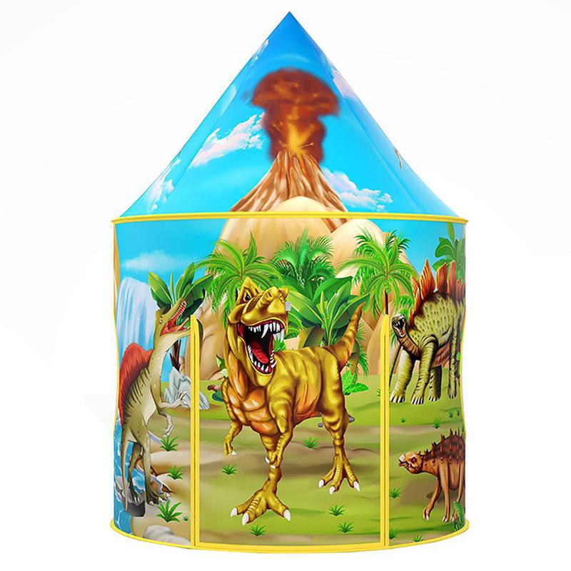 Dinosaur Play Tent 4-8 Year, Pop-up Adventure Tent Toys Indoor Outdoor indoor tent house