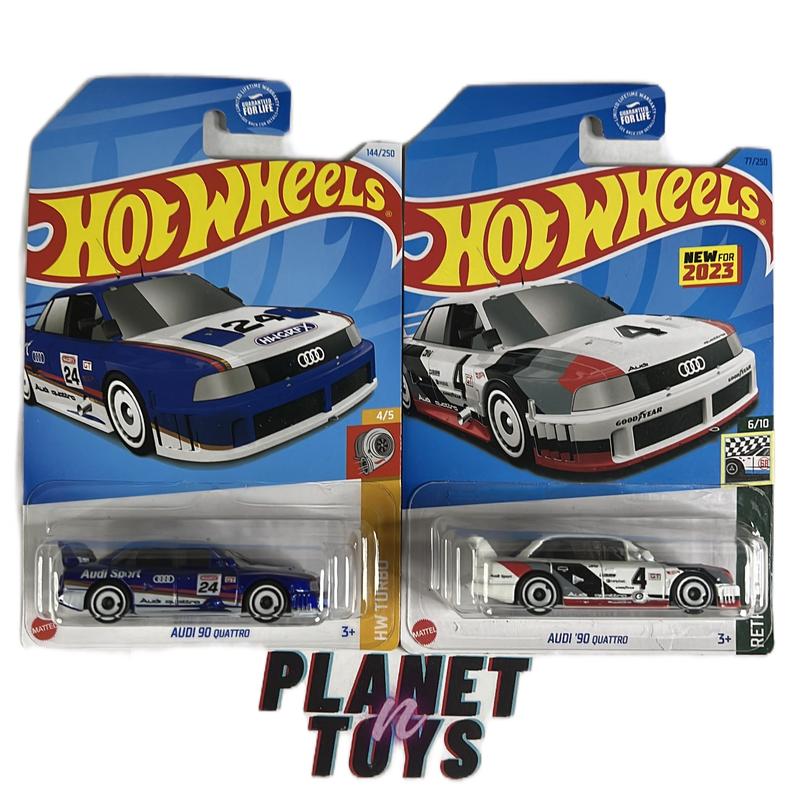Hot Wheels Audi 90' Quattro Diecast Car 1:64 - Classic Toy Vehicles