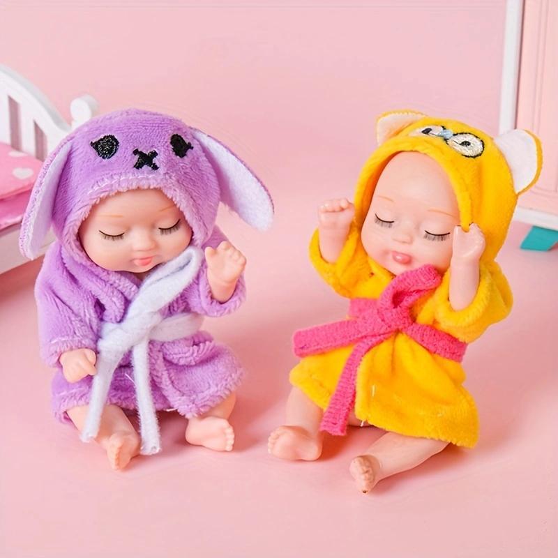 Sleeping Simulation Doll Toy, 1 Set Cute Doll Toy, Creative Birthday and Holiday Gift Options