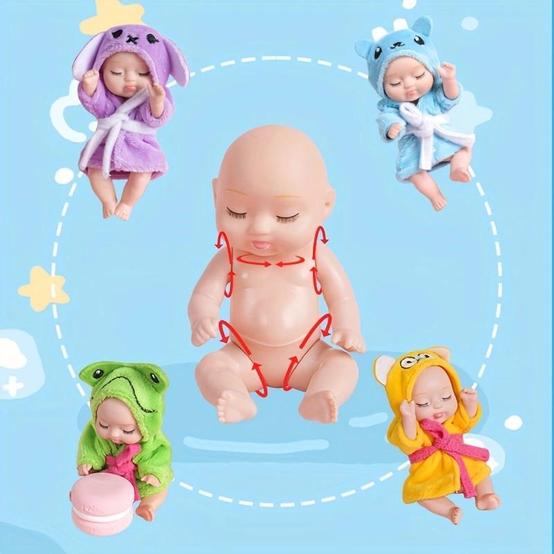 Sleeping Simulation Doll Toy, 1 Set Cute Doll Toy, Creative Birthday and Holiday Gift Options