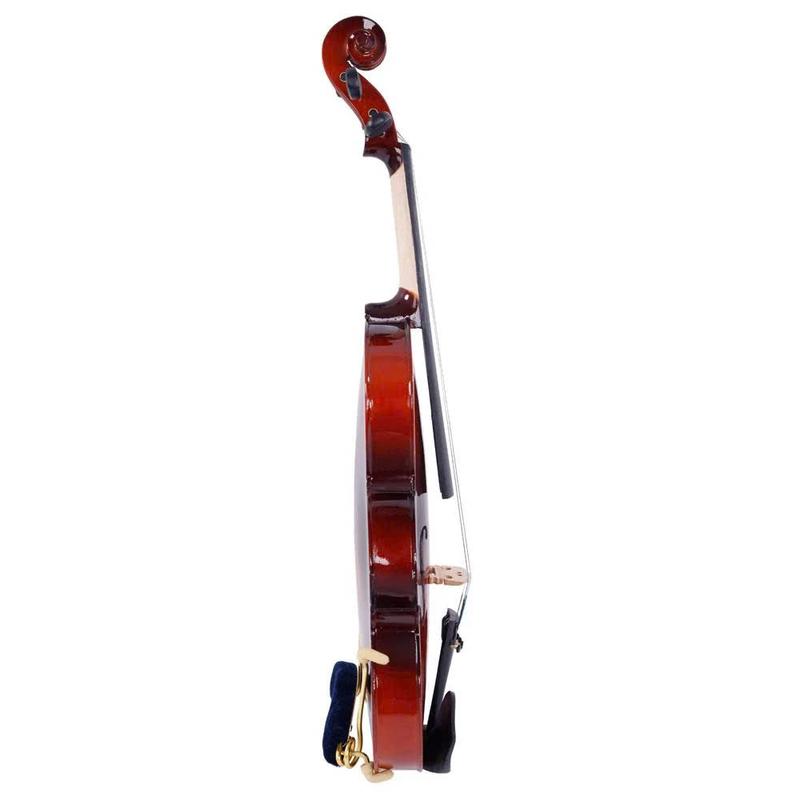 1 2 Student Beginner Acoustic Violin w  Case Bow Rosin Strings Tuner Shoulder Rest - SUNSET INSTRUMENTS