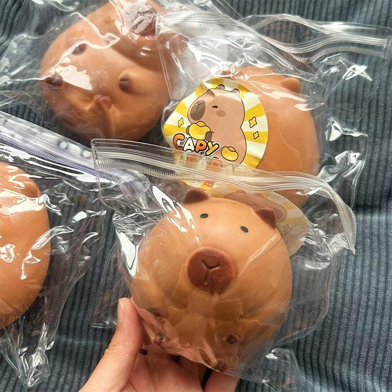 Cute Cartoon Capybara Mochi Pinching Toy Squishy Toy Slow Rebound Decompression Toys Stress Release Hand Relax Gifts