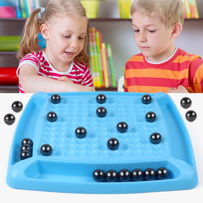 Fun Induction Battle Interactive Board Toy, 1 Set Double-player Board Game Toy, Educational Thunder Chess Toy for Training Thinking Ability