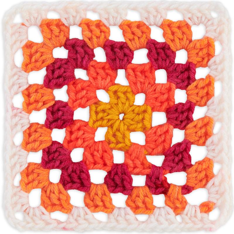 Red Heart All In One Granny Square Yarn (250g 8.8oz)