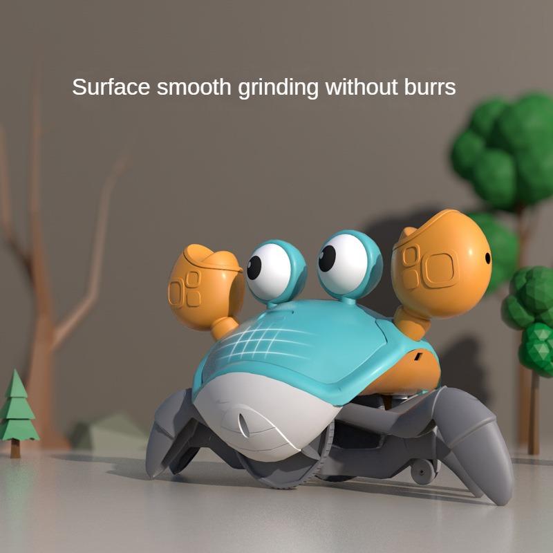 Popular Electric Induction Crab Toy Baby Crawling Walking Obstacle Crawling Toy