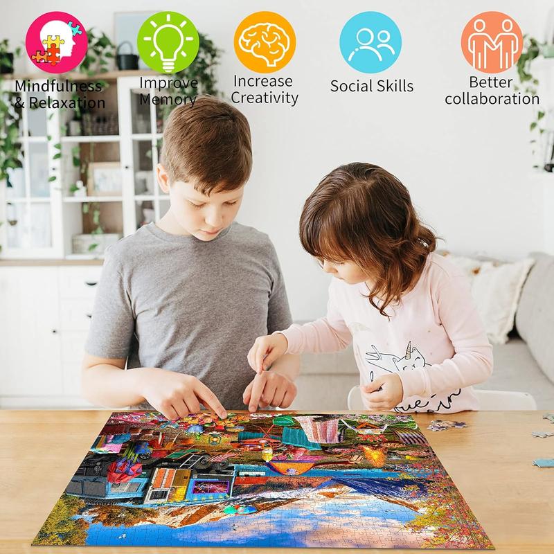 Jigsaw Puzzles for Adults 1000 Piece Puzzle for Adults 1000 Pieces Puzzle 1000 Pieces-Wilderness Tour