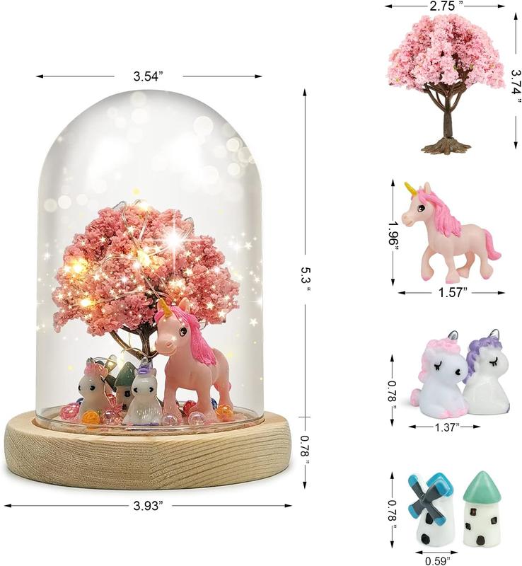 Christmas gift Make Your Own Unicorn Night Light Craft Kit for Kids - Fun Arts & Crafts Project for Girls Ages 5-9 Unicorn Gift for Christmas and More