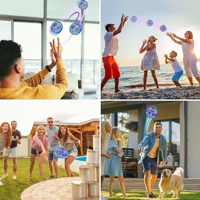 Intelligent Sensing Flying Ball Toy, Hand-controlled Boomerang Hover Ball, Cosmic Flying Disc Rotating Swing Ball With Endless Tricks, Flying Toy, Outdoor Toy Party Halloween Christmas Gifts orbball