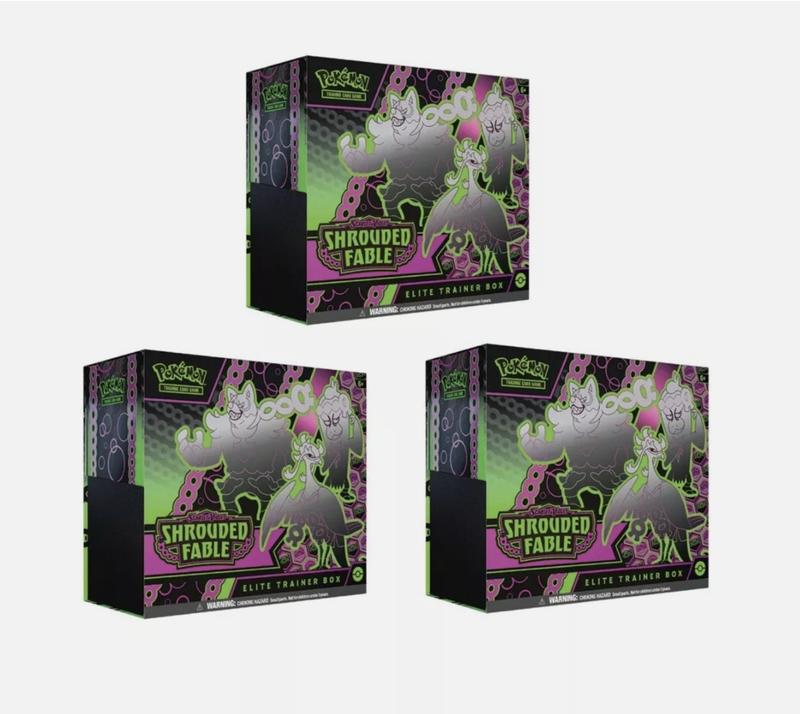 Pokemon: Shrouded Fable Elite Trainer Box - Set of 3