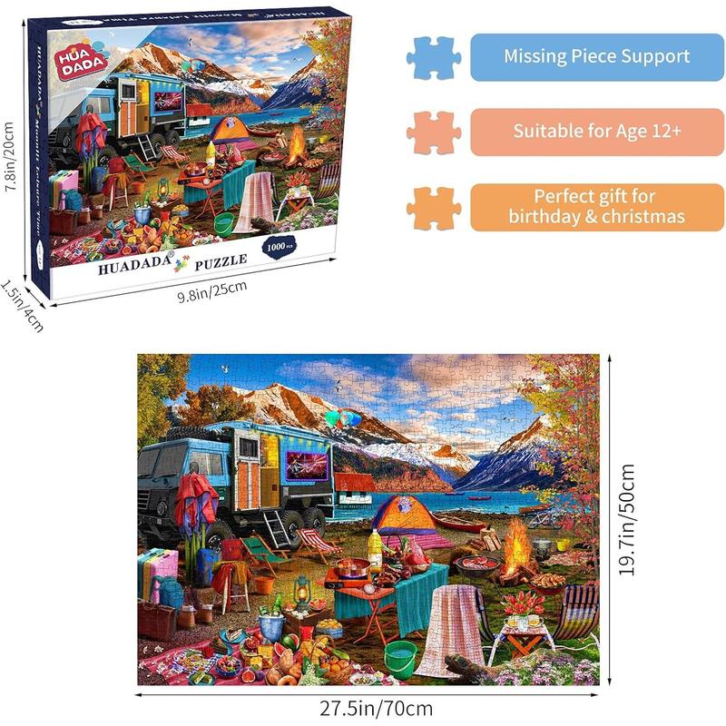 Jigsaw Puzzles for Adults 1000 Piece Puzzle for Adults 1000 Pieces Puzzle 1000 Pieces-Wilderness Tour
