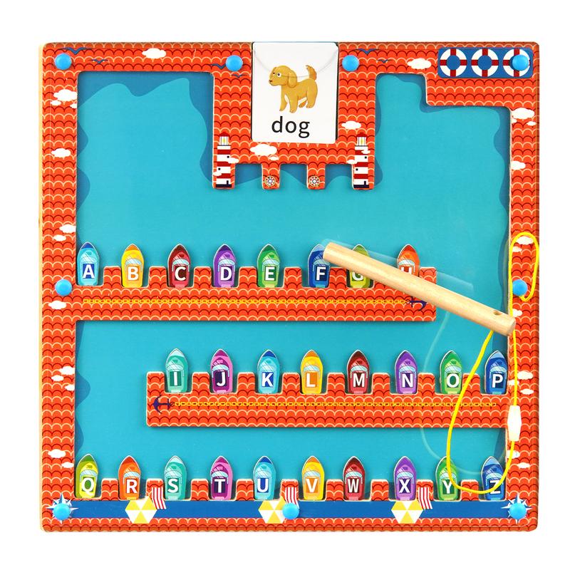 Christmas gifts kids toys, Magnetic Alphabet ,Color and Number Maze Toy , Montessori Color Sorting Puzzles Game for Kid, Counting Matching Board Toys, Learning Motor Skill Toy Gift for Boys Girls Toddlers Preschool 3 4 5 Years
