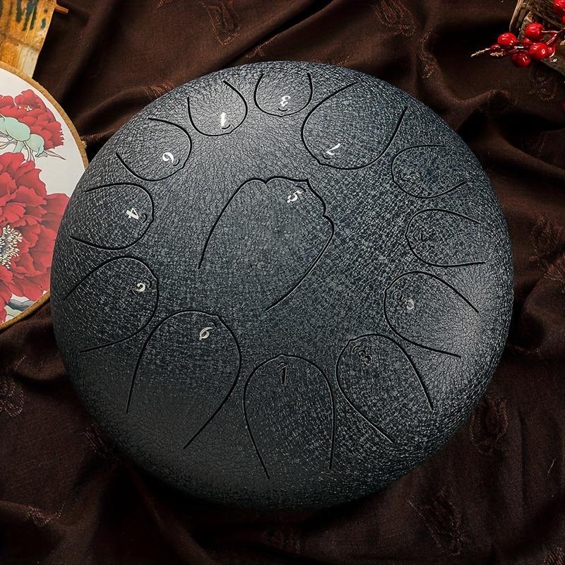 13 Note Steel Tongue Drum, Ethereal Voice Drum, Musical Instrument for Meditation & Yoga, Perfect for Family and Adults