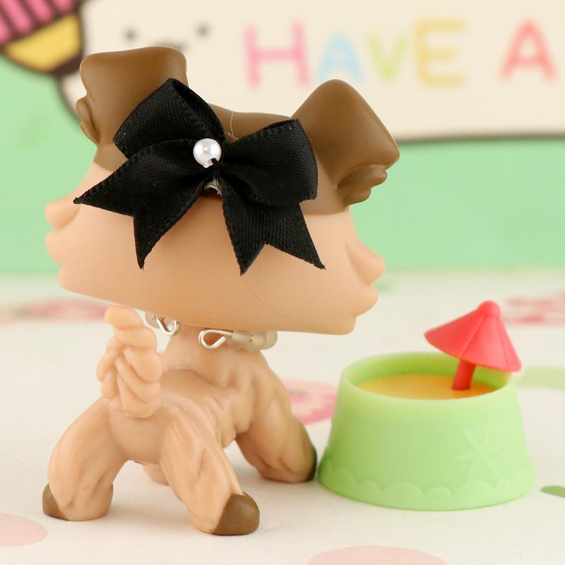minilpsshop miniature collie shepherd dog figures pet with accessories kids xmas gift
