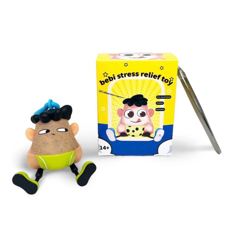 Mr plucky hair plucking stress, anxiety relief fidget toy. Hair plucking pimple popping fidget sensory toy