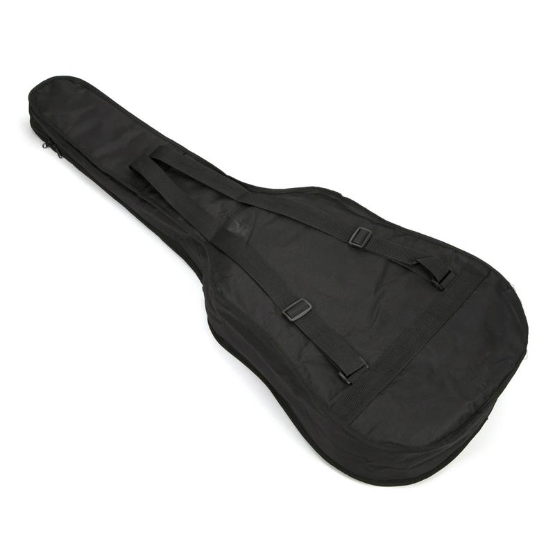 Black Acoustic Guitar Kit with Guitar Tuner, Guitar Bag & Guitar Stand - YOUTH MUSIC