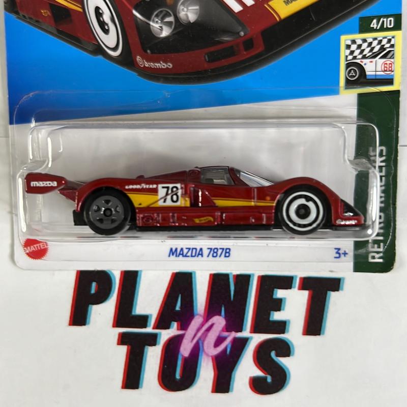 Hot wheels mazda 787B diecast car - scale 1:64