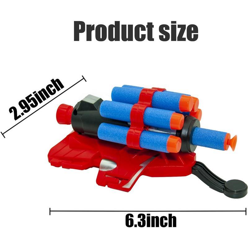 2 Sets Spider Web Shooters Cosplay Launcher Gloves with Wrist Toy Set Hero Webs Shooter for Kids