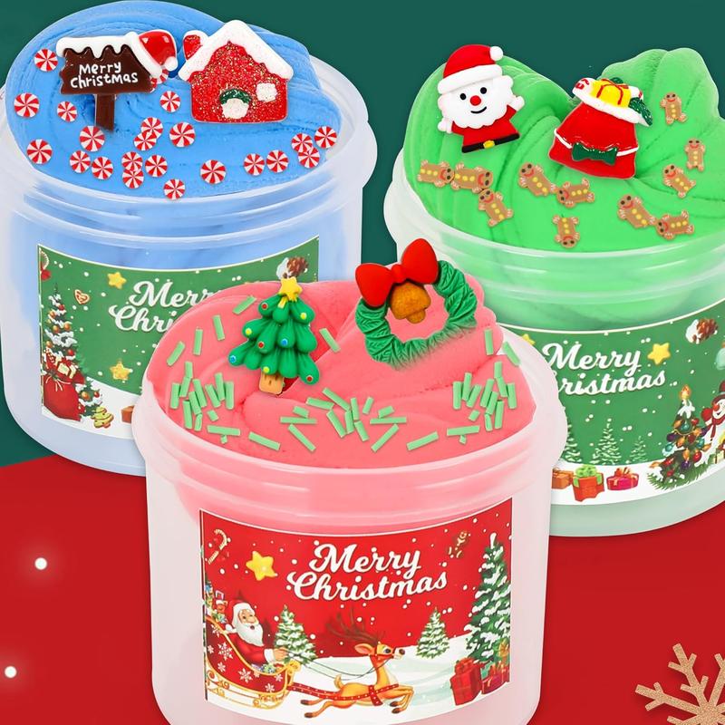 Christmas gift Slime Advent Calendar 2024 – 24 Days of Slime & Charms Surprises for Kids, Teens, and Toddlers | Christmas Countdown Gift