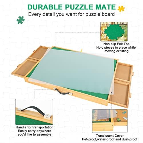 ALL4JIG 1500PCS Portable Puzzle Table with Legs, 25