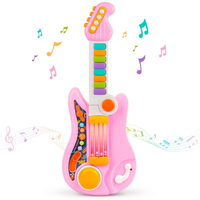 Kids Piano Guitar 2 in 1 Musical Instruments for Kids Piano Toddler Toy Kids Guitar with Strap Electric Guitar for Kids Music Toys for Boys Girls Gifts kids  guitar
