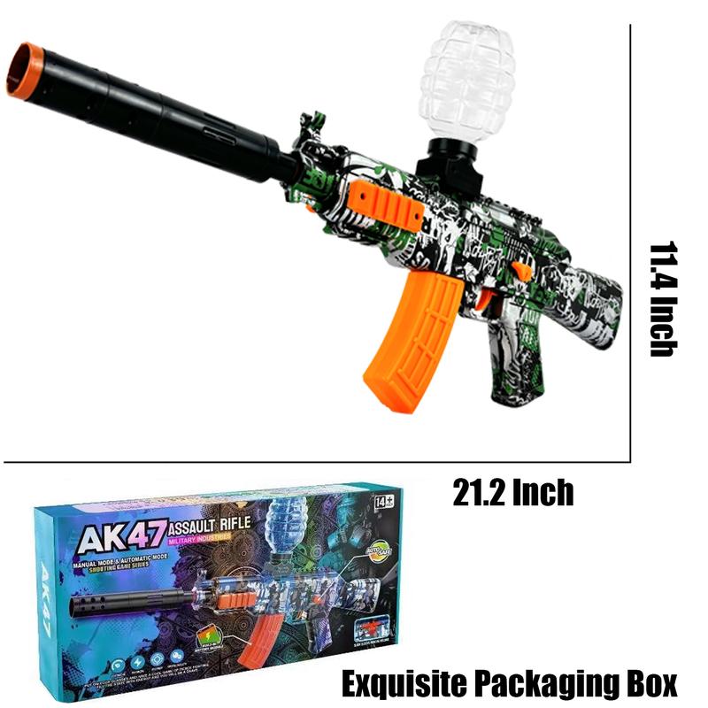 Automatic Splash Ball Blaster Toy, Electric Gel Ball Blaster with 20000pcs Eco-friendly Water Beads, Outdoor Game Toy Gift