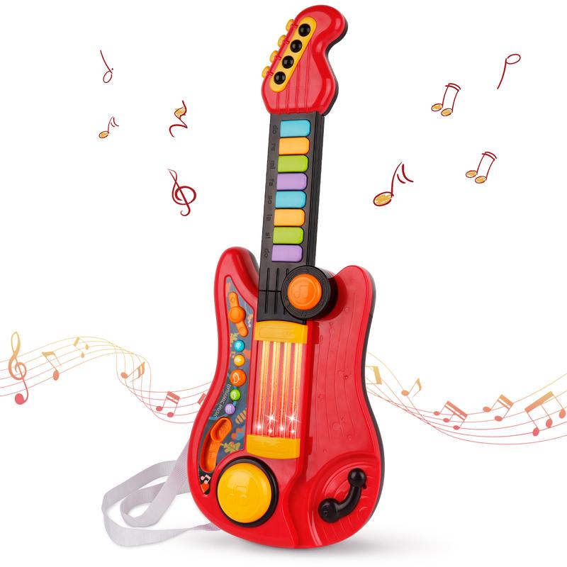Kids Piano Guitar 2 in 1 Musical Instruments for Kids Piano Toddler Toy Kids Guitar with Strap Electric Guitar for Kids Music Toys for Boys Girls Gifts kids  guitar