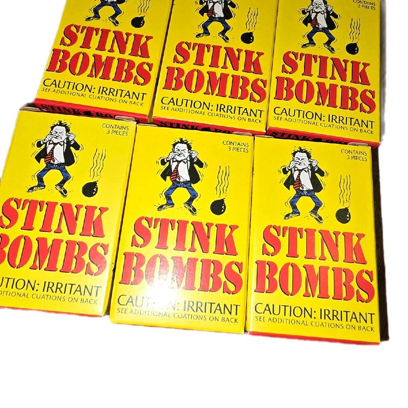 Stink Bombs - Rotten Fart Smell - Gag Joke Prank - Novelty Toy