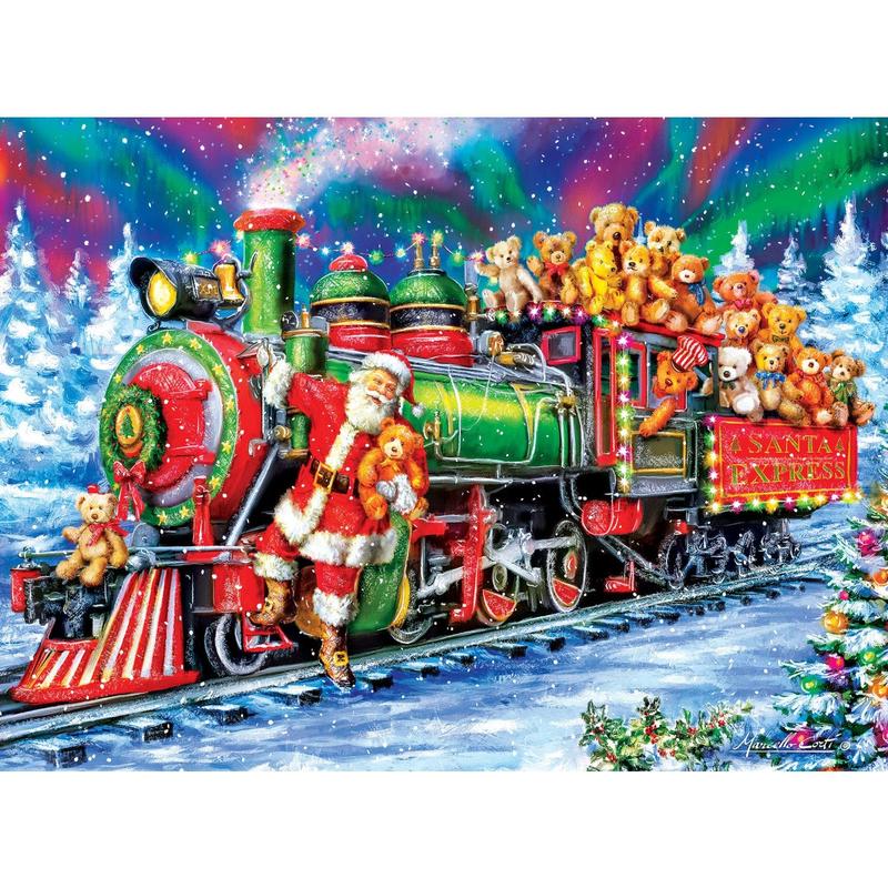 MasterPieces 4-Pack - Season's Greetings 500 Piece Jigsaw Puzzles