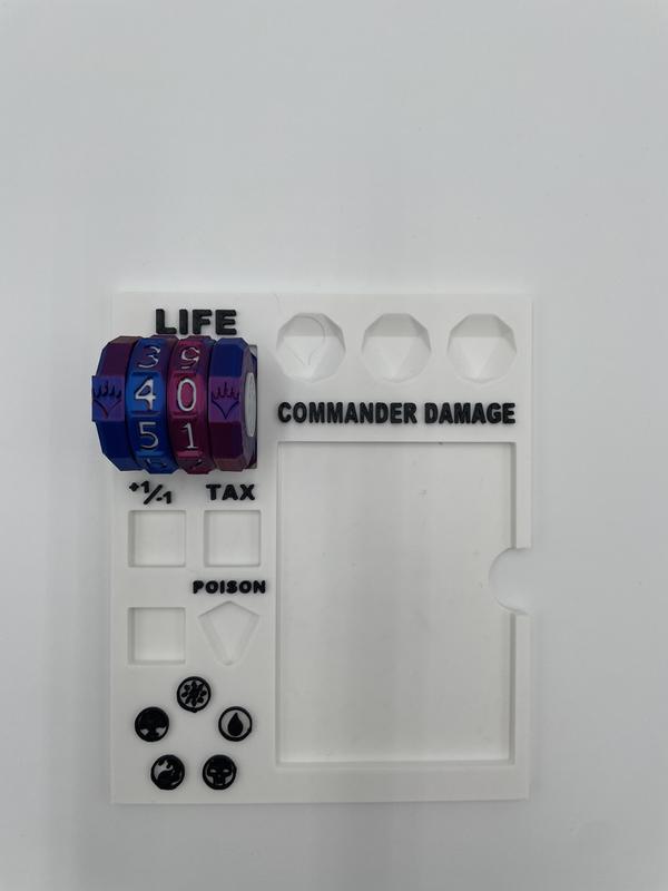  Commander Tray | Magic the Gathering | Command Zone Organizer | 3D Printed | Fable Forged Workshop
