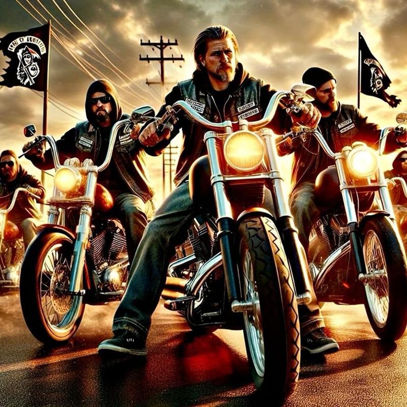Motorcycle Team Pattern Diamond Arts Colorful Painting Kit without Frame, DIY 5D Diamond Arts Crafts for Home Wall Art Decor