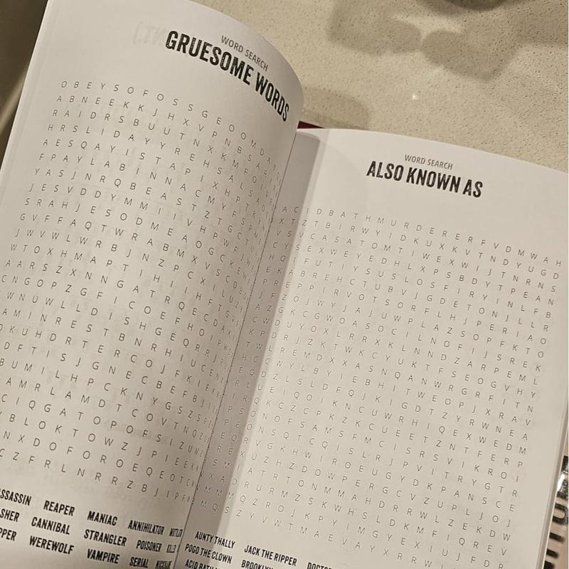 The Ultimate True Crime Puzzle Book Over 100 Killer Activities for True Crime and Serial Killer Fanatics