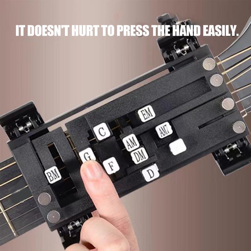 Guitar Chord Trainer Portable Guitar Learning Tools Guitar Trainer Tool Wear-Resistant Chord Learning System Guitar Aid Chord