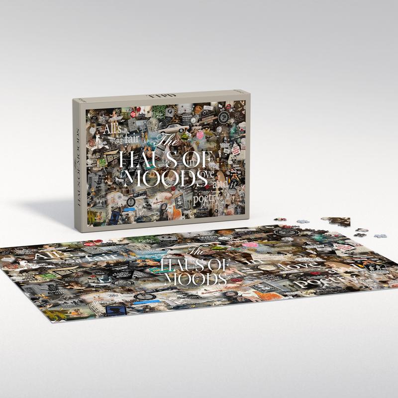 Poets Lyrics & Easter Eggs Jigsaw Puzzle 500 1000 Piece [OFFICIAL Haus of Moods PUZZLE] Eras Puzzle