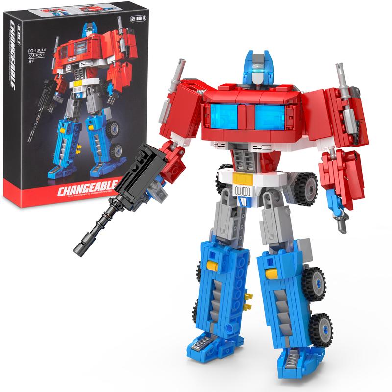 Transform Toys Building Set 2IN1 Creator Robot and Vehicles without Rebuilding for Kids Ages 8+ building toys