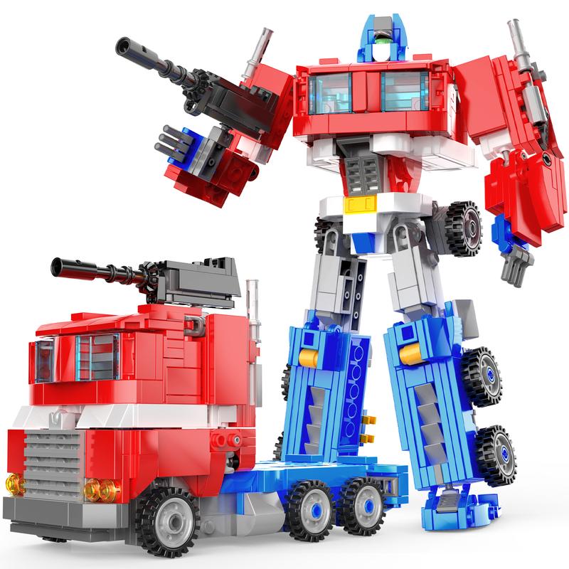 Transform Toys Building Set 2IN1 Creator Robot and Vehicles without Rebuilding for Kids Ages 8+ building toys