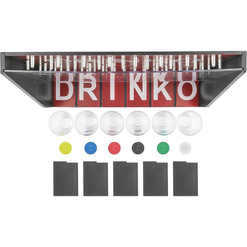 Drinko Adult Party Game | As seen on Jimmy Fallon | Based on TV Classic Plinko | Up to 6 Players | Board, 6x Glasses, 6x Chips by Fairly Odd Novelties