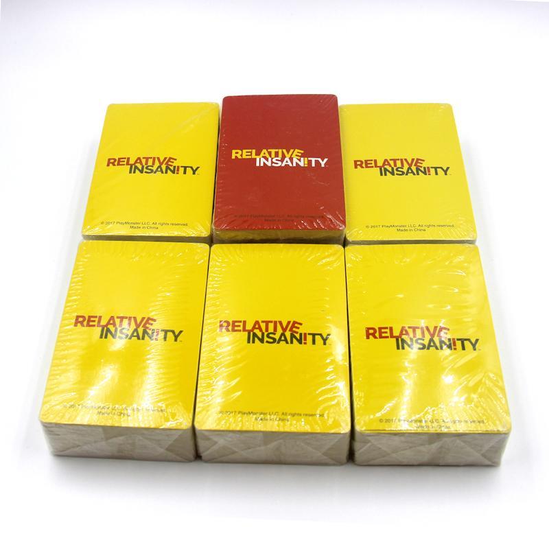 Relative Insanity Card Game, 1 Count Hilarious Party Game, Funny Card Game for Adults, Party Supplies for Indoor & Outdoor