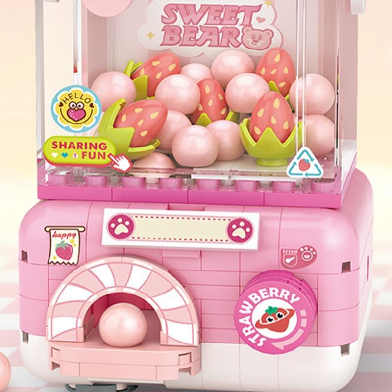 Candy Machine Design Building Blocks Toy, Cute Candy Machine Model, Creative Desktop Ornament, Decoration Gift