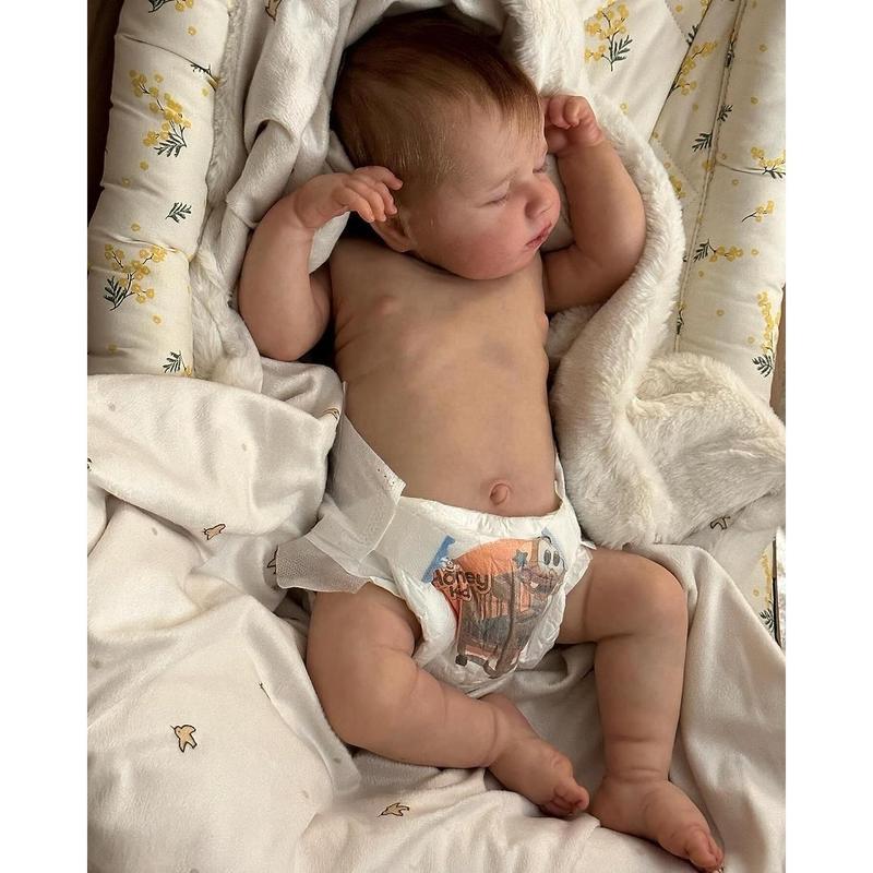 [IN STOCK]  Realistic Baby Dolls Silicone Full Body 20 Inch Lifelike Reborn Baby Dolls That Look Real Life Size Newborn Doll Perfectly Cute Fake Silicone Babies Alive Boy Doll Toy