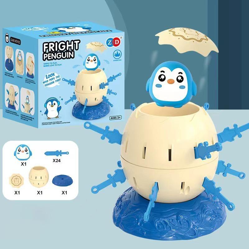 Mini Pirate Bucket Stab Interactive Small Board Game Multicoloured Interactive game  party game game night Penguin Bucket For Party Tricky Game