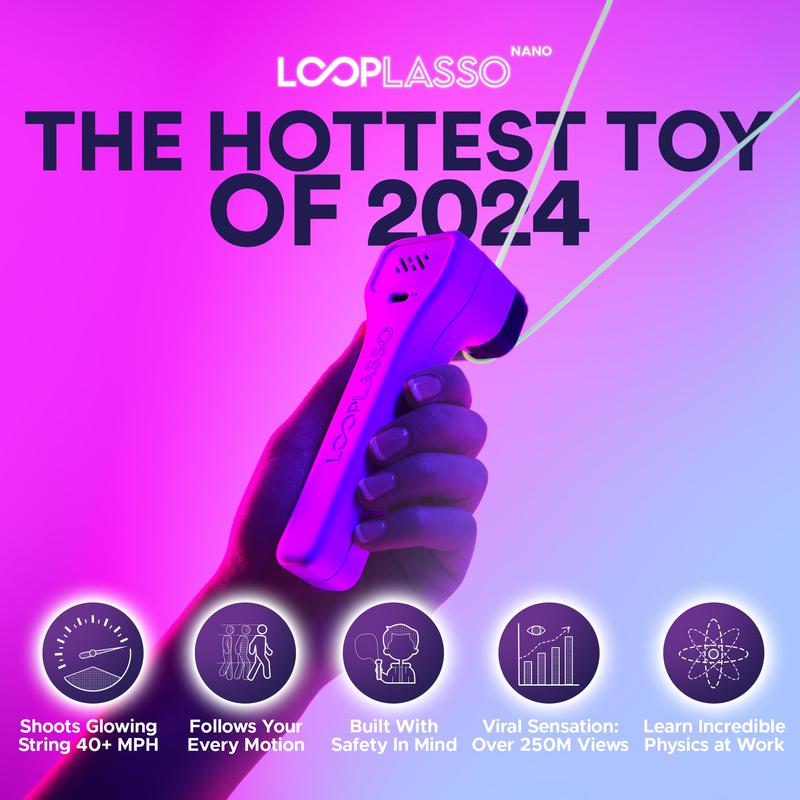 Loop Lasso Rope Launcher Toy for Kids - Classic & Novelty Toy