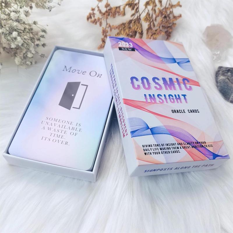 Love Oracle Cards，Oracle Cards，Oracle Cards with Meanings on Them，Answers to Guide You in Solving Life and Love Problems