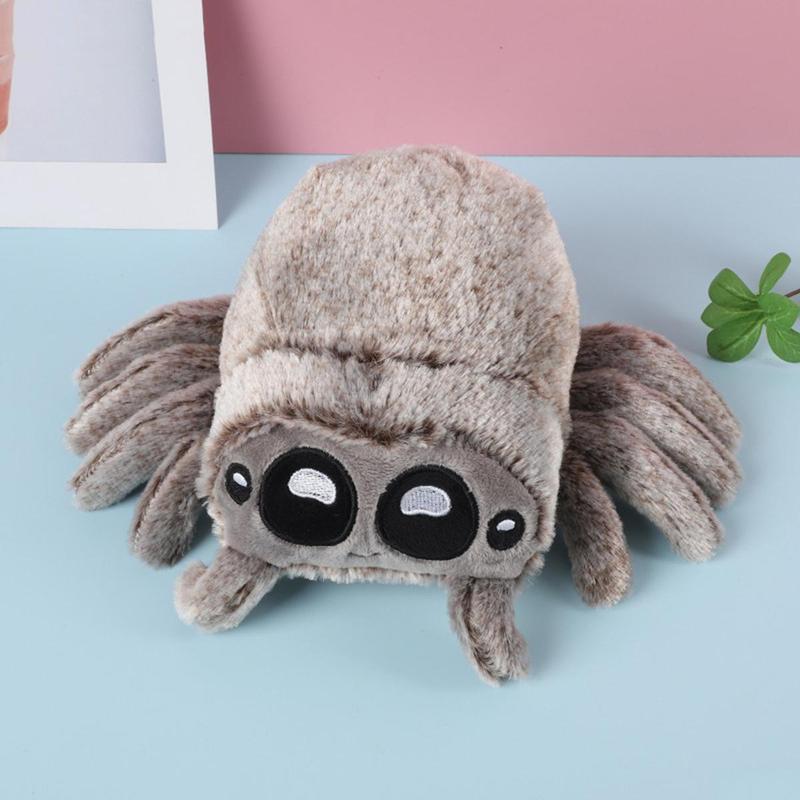 Cute Spider Plush Toy, 1 Count Soft Plush Spider Ornament, Home Decor for Living Room Bedroom, Gift for Friend and Family